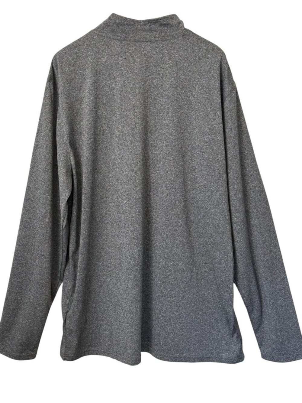 UNK NBA Los Angeles Lakers Quarter Zip Mock Neck Pullover Shirt Gray Heather XXL - Picture 2 of 9